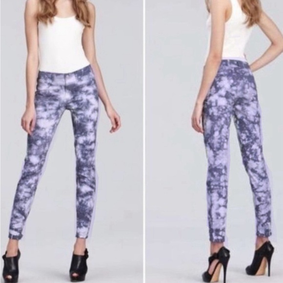 Az JeAn Co tIe-diE pUrpLe HazE sTreTcHy - Picture 2 of 11